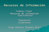 Recursos de Informacion electronicos power point slideshare