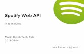 Spotify Web API (Music Graph Tech Talk 2013 08-14)