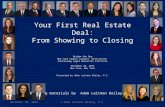 Your first real estate deal from showing to closing (2)