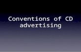 Conventions of cd advertising