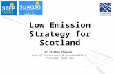 STEP on the Bus- Session 1.2 - Low Emission Strategy for Scotland_Stephen Thomson