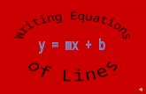 Eqns Of Lines