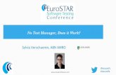 Sylvia Verschueren - No Test Manager, Does It Work - EuroSTAR 2013