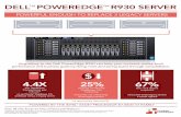 Consolidating Oracle database servers on the Dell PowerEdge R930 - Infographic