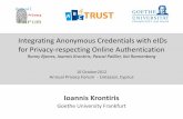 Integrating Anonymous Credentials with eIDs for Privacy-respecting Online Authentication