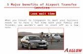 5 major benefits of airport transfer services
