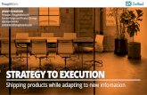 Strategy to Execution by Jonny Schneider - ThoughtWorks