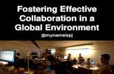 Warm Gun 2014: Fostering Effective Collaboration in a Global Environment
