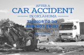 After a Car Accident in Oklahoma: Things You Need to Do and Not to Do