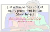 Prominant story tellers  india  'folklore' course snu