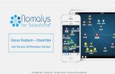Nomalys for salesforce - Lite VS Premium: Favorites Feature