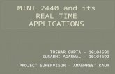 "Mini-2440 and its real time applications"