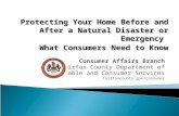 Protecting Your Home Before and After a Natural Disaster or Emergency: What Consumers Need to Know