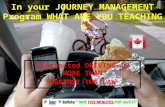 In your journey management program