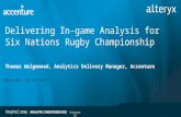 Inspire 2015 - Accenture: Delivering In-game Analysis for Six Nations Rugby Championship