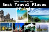 The best travel places in asia