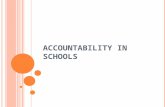 Accountability in schools