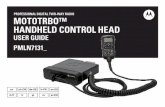 Motorola MotoTRBO XPR5550 HandHeld Control Head (HCH) User Guide PMLN7131