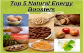 Top 5 Natural Energy Boosters