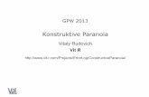 Gpw 2013, Konstruktive Paranoia,  2013-03-15