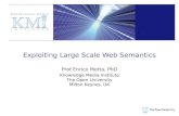 Exploiting Large Scale Web Semantics