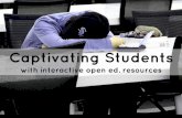 Captivating Students with Interactive Open Educational Resources (OER)