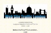 Website Traffic London Brand Optimization PowerPoint