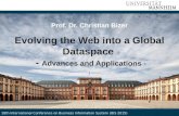 Evolving the Web into a Global Dataspace – Advances and Applications
