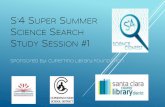 S^4-Super Summer Science Search™ Contest Study session #1 2015