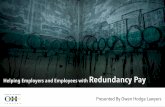 Helping employers and employees with redundancy pay