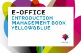 Whizpr case e-office Yellow & Blue