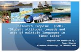 Presentation research proposal 9 october