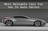 Most reliable cars for you in auto sector