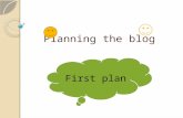 Planning the blog