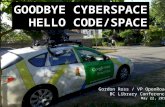 Goodbye Cyberspace; BC Library Association 2015 Conference