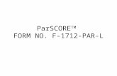 ParSCORE FORM NO. F-1712-PAR-L