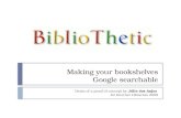 Making your bookshelves Google searchable