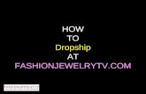 How to dropship fashion jewelry