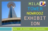 Milad tower nowrooz exhibition