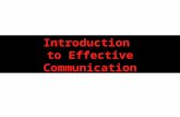Effective communication-presentation