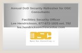 Annual security refresher course