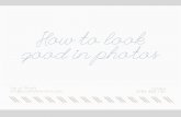 How to look good in photos