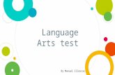 How to test language art