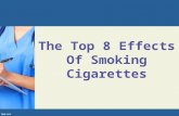 The Top 8 Effects Of Smoking Cigarettes