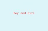 Boy and girl