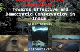 Nature, Equity, Communities: Towards Effective & Democratic Conservation in India