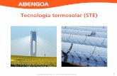 Tecnología termosolar (STE)