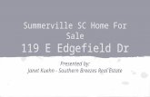 Summerville SC Home For Sale - 119 E Edgefield Dr