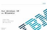 Run windows vm on bluemix