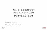 Security Architecture of the Java Platform (BG OUG, Plovdiv, 13.06.2015)